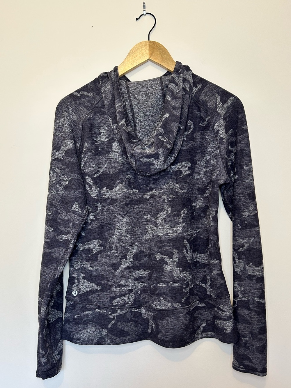 Lululemon On Repeat Rulu Hoodie Incognito Camo Black Size 12 - Picture 6 of 7